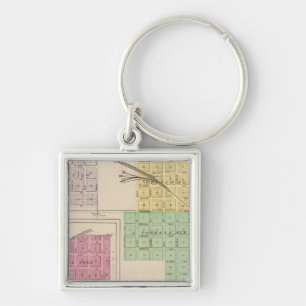 Reece, Fall River, Hamilton, and Climax, Kansas Keychain