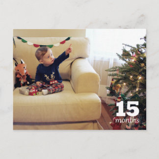 Reed - 15 months postcard