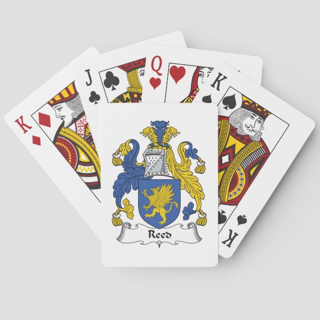 Reed Family Crest Playing Cards (Back)