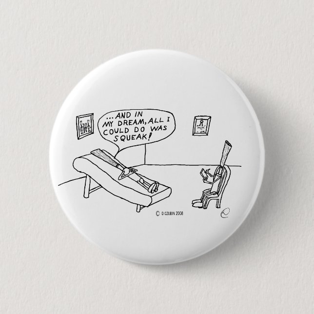 Reed Psychologist 2 Inch Round Button (Front)