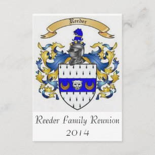 Reeder Family Reunion 2014 Custom Invitations