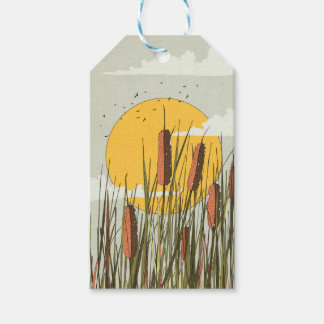 Reeds in the Sunset Gift Tags