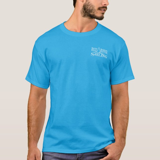 Reef Runner Sailing - Large Back Logo T-Shirt (Front)