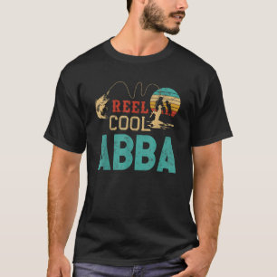 Reel Cool Abba vintage funny fishing rod gift for T-Shirt