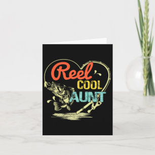 Reel Cool Aunt Fishing Mothers Day For Womens  Card