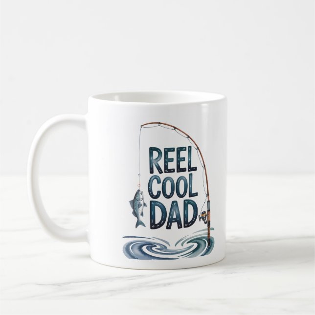 Reel Cool Dad Coffee Mug (Left)
