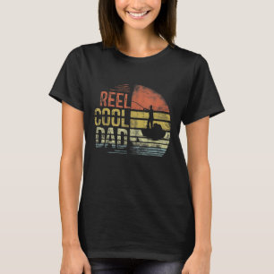 Reel Cool Dad Fisherman Daddy Father's Day Gifts F T-Shirt