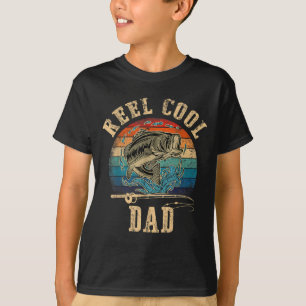 Reel Cool Dad Fisherman Father's Day Fishing T-Shirt