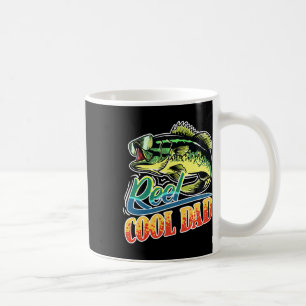 Reel Cool Dad Fisherman Funny Fishing Coffee Mug