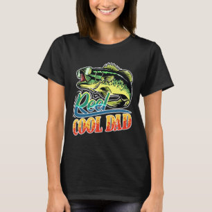 Reel Cool Dad Fisherman Funny Fishing T-Shirt