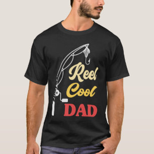 Reel Cool Dad Fishing Casting Spoon Chumming Papa T-Shirt