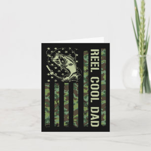Reel Cool Dad Fishing Dad Fisherman Father's Day  Card