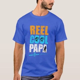 Reel cool dad Fishing father  T-Shirt