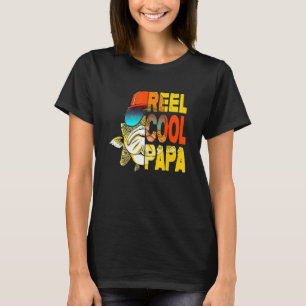 Reel Cool Dad Fishing Father's Day Papa Daddy Dad T-Shirt