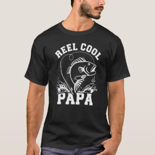 Reel Cool Dad Fishing Father's Day Papa Daddy Dad T-Shirt
