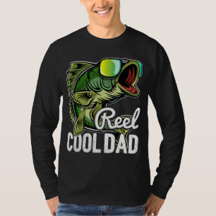 Reel Cool Dad Fishing Sunglasses Funny Father's Da T-Shirt