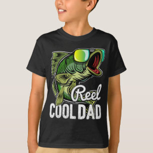 Reel Cool Dad Fishing Sunglasses Funny Father's Da T-Shirt