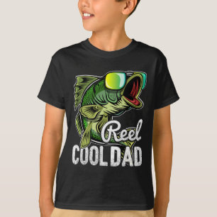 Reel Cool Dad Fishing Sungles Funny Father's Day G T-Shirt