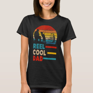 Reel Cool Dad Fishing Vintage Retro Father's Day 1 T-Shirt