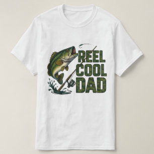Reel Cool Dad Funny Fishing Father's Day T-Shirt
