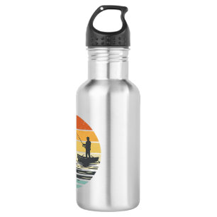 Reel Cool Dad Vintage Fishing T-Shirt Design_1 532 Ml Water Bottle