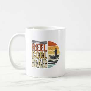 Reel Cool Dad Vintage Fishing T-Shirt Design_1 Coffee Mug