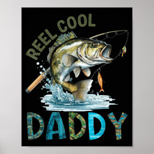 Reel Cool Daddy Fathers Day Fishing Lovers Poster