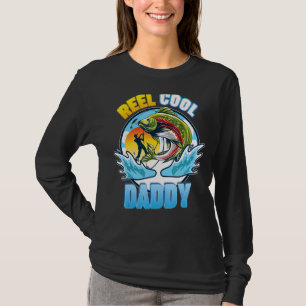 Reel Cool Daddy Fishing Dad Father Day Papa Daddy T-Shirt