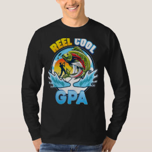 Reel Cool Gpa Fishing Dad Father Day Papa Daddy G T-Shirt