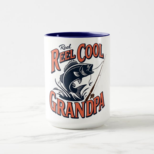 Reel Cool grand-pa Mug - Fête des pères de pêche c (Centre)