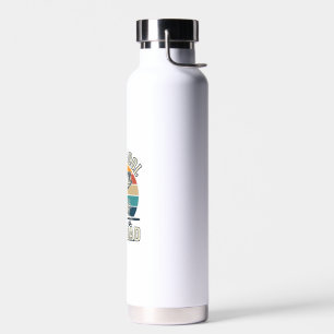 Reel Cool Grandad Fishing Vintage Sunset Shirt_1 Water Bottle