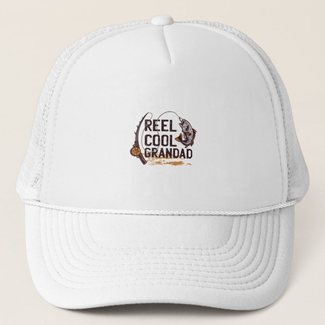 Reel Cool Grandad Trucker Hat (Front)