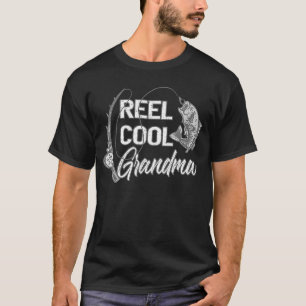 Reel Cool Grandma Woman Anglers Fishing 1 T-Shirt
