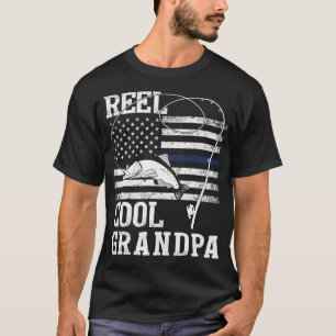 Reel Cool Grandpa  Bass Fishing Fisherman Git T-Shirt