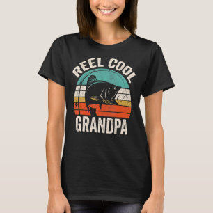 Reel Cool Grandpa Father's Day Fishing T-Shirt