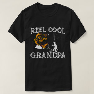 Reel Cool Grandpa Fishing Gifts T-Shirt