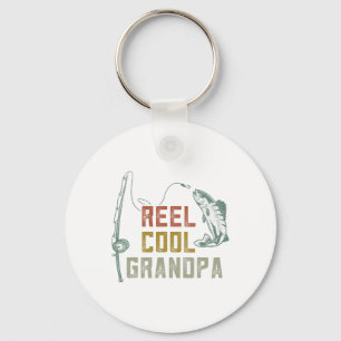 Reel Cool Grandpa Fishing S Keychain