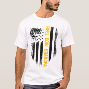 Reel Cool Grandpa Fishing T-Shirt – Funny Fisherma