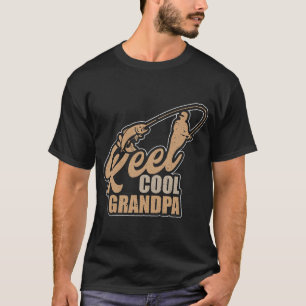 Reel Cool Grandpa Grandad Fishing Lake Grandfather T-Shirt