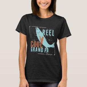 REEL COOL GRANDPA Men's Funny Fishing T-Shirt