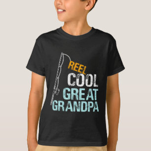 Reel Cool Great Grandpa Gift From Granddaughter Gr T-Shirt