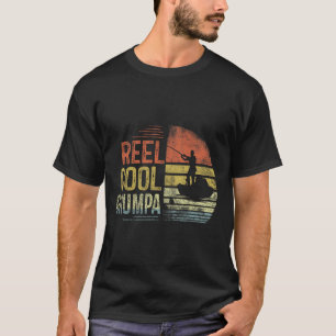 Reel Cool Grumpa Fishing Gifts Grumpa Birthday Vin T-Shirt