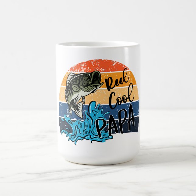 Reel Cool Papa Coffee Mug (Center)