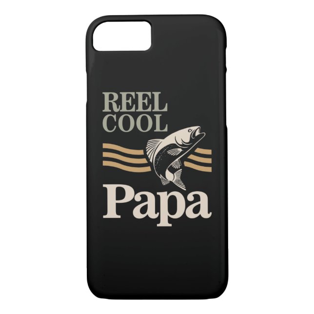Reel Cool Papa - Father and Grandpa Gifts Case-Mate iPhone Case (Back)