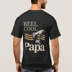 Reel Cool Papa - Father and Grandpa Gifts T-Shirt