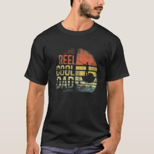 Reel Cool Papa Fishing Dad Father's Day Fisherman T-Shirt