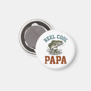 Reel Cool Papa Fishing Father's Day Magnet