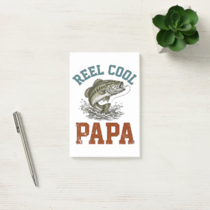 Reel Cool Papa Fishing Father's Day Post-it Notes