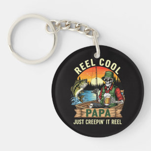 Reel Cool Papa Just Creepin’ It Reel Keychain