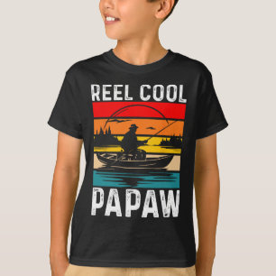 Reel Cool Papaw Fishing Fathers Day For Mens T-Shirt